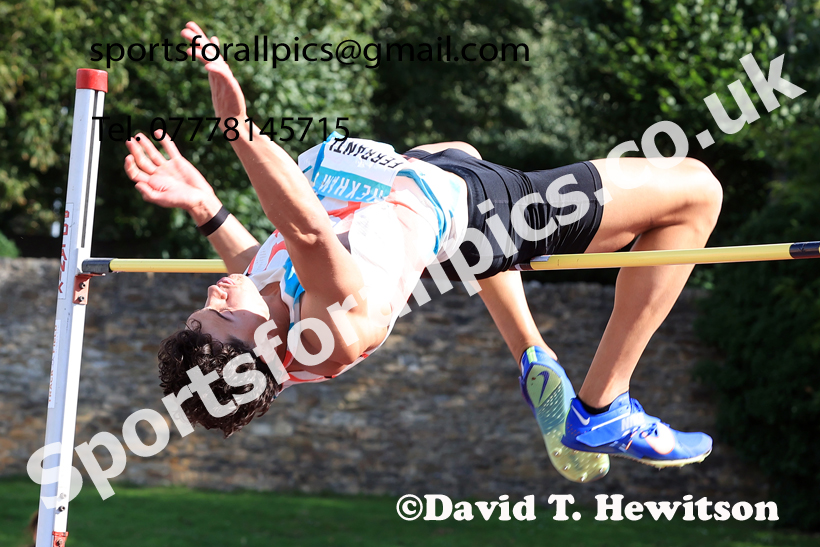 Decathlon high jump, 2025 EAP International Combined Events, Hexham, Northumberland.  Photo: David T. Hewitson/Sports for All Pics